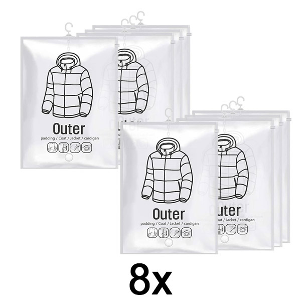 2x Vakuové sáčky na zavěšení (4 ks) | VACUHANG