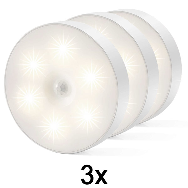 3x Chytrá LED lampa s pohybovým senzorem | LUMISIGN